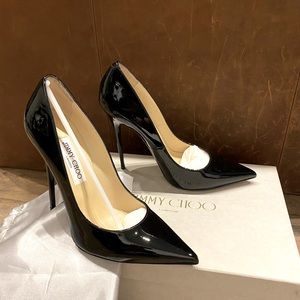 Jimmy Choo Black Patent Heel